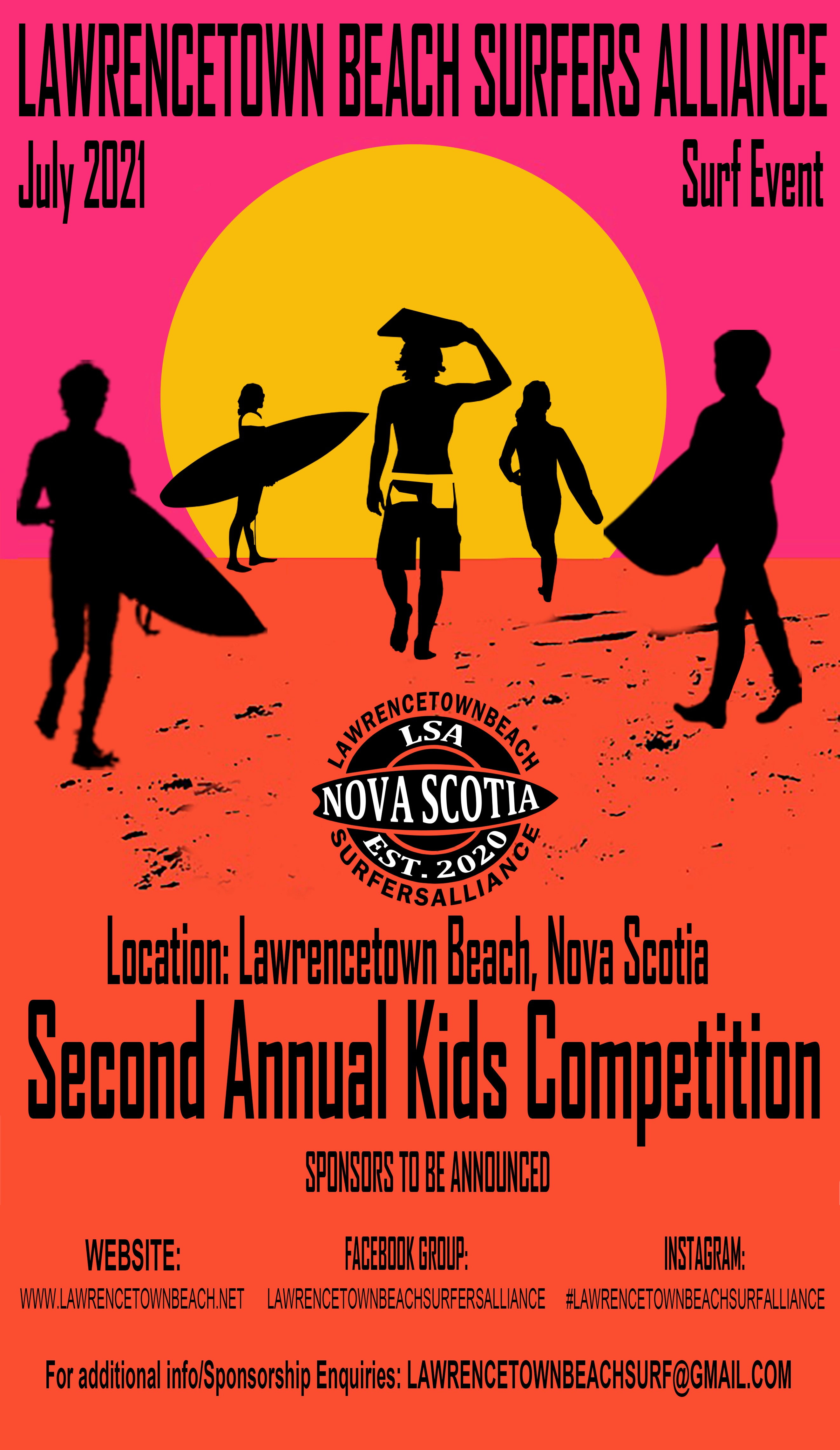 Surfing Nova Scotia kids competition. lawrencetown Beach surfing